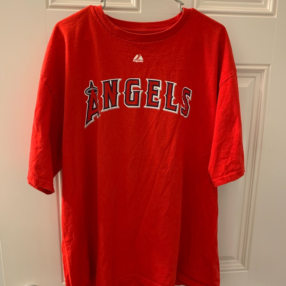 Angels Pujols 2XL short sleeve shirt